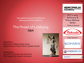 Q&A for The Power of Lobbying webinar